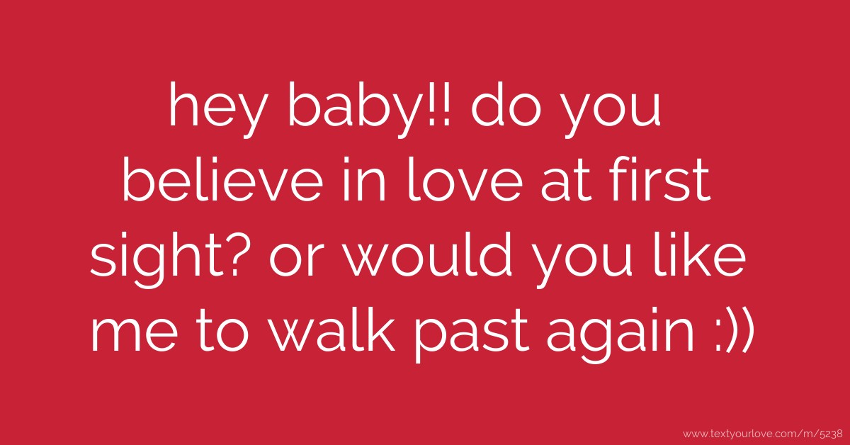 To You Believe In Love