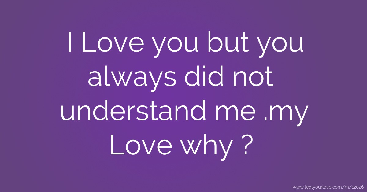 Me with my love Make Your