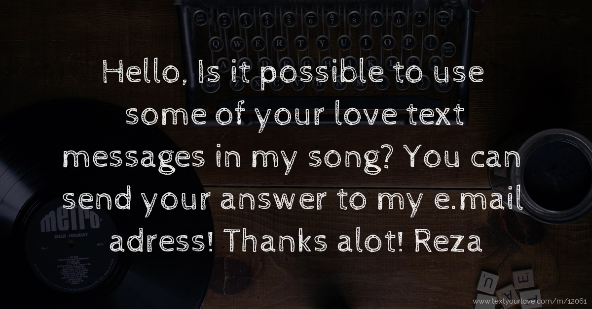 To love my message hello 100 Sexy