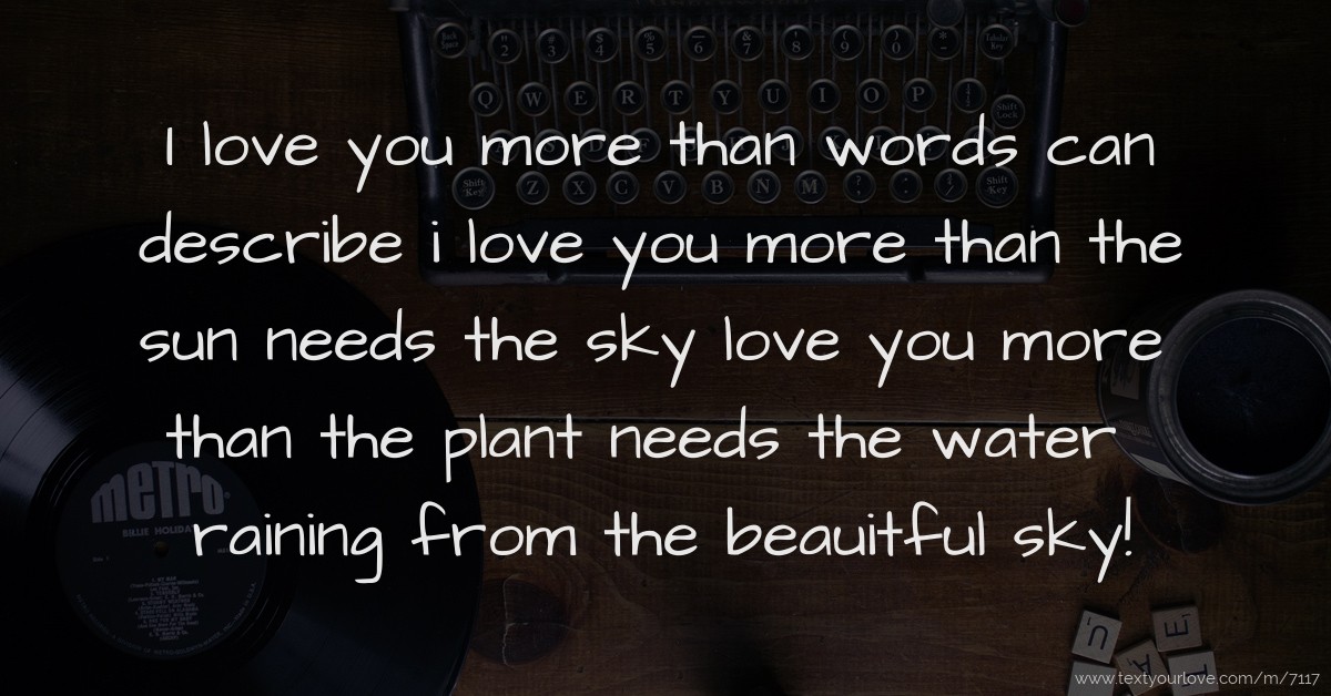 This love words